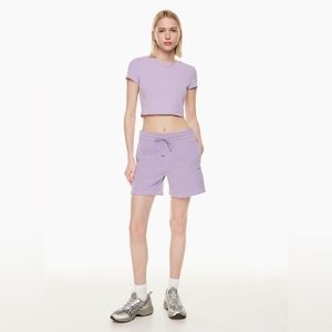 TNA Cozy Fleece Boyfriend 6" Sweatshort